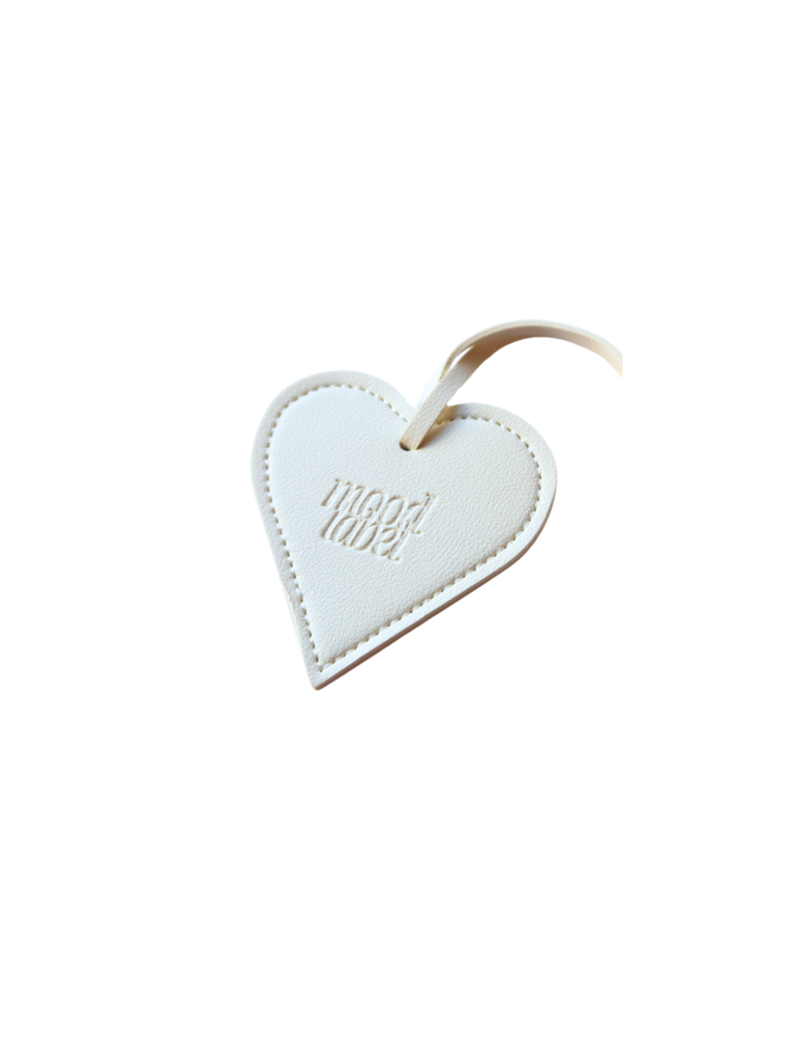 Vanilla Leather Bag Charm 🍨