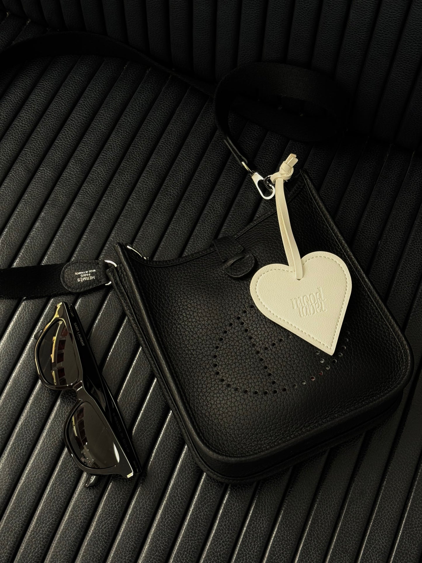 Vanilla Leather Bag Charm 🍨
