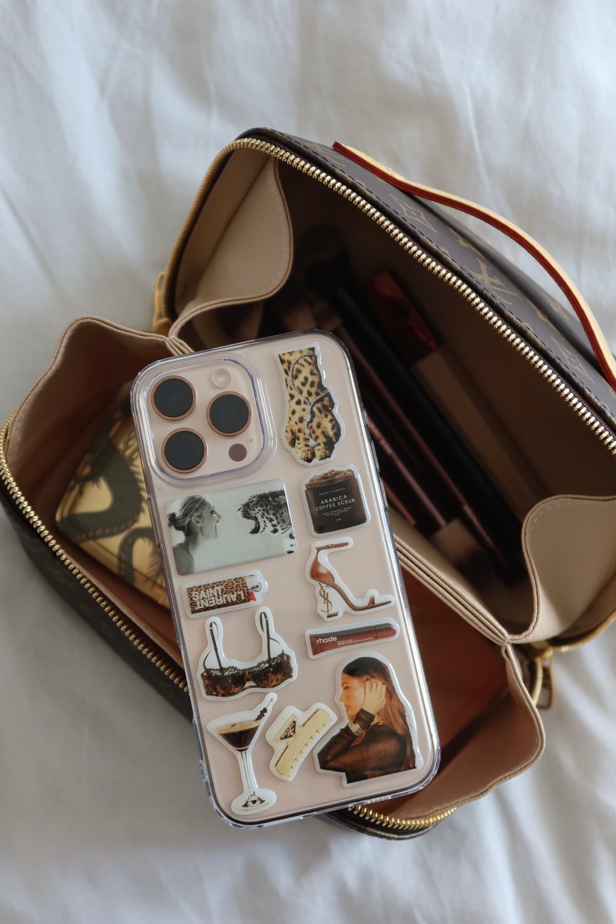 Gold Muse 3D Sticker Set