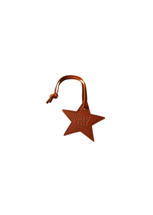 Chocolate Leather Bag Charm 🍫