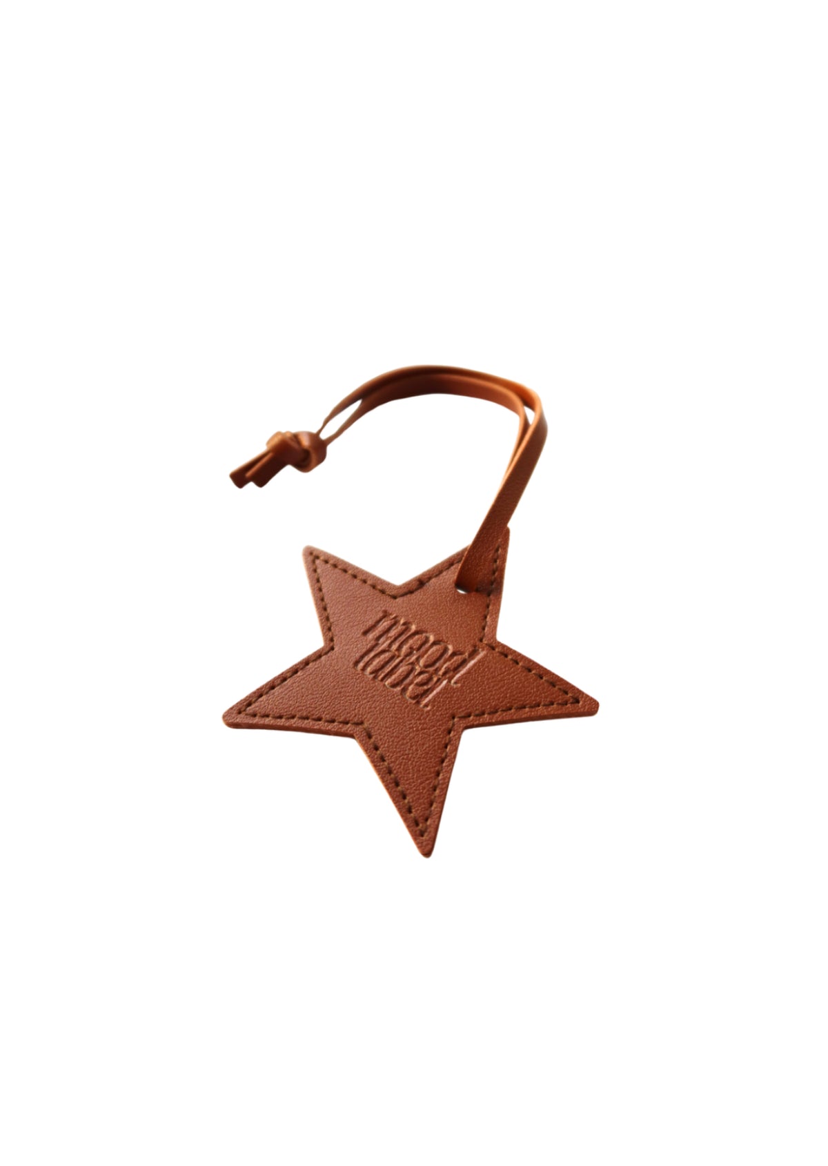Chocolate Leather Bag Charm 🍫