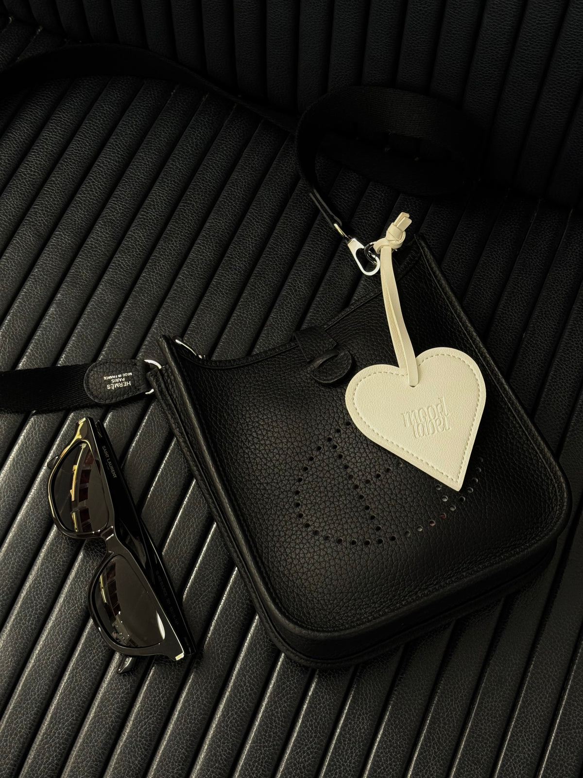 Vanilla Leather Bag Charm 🍨