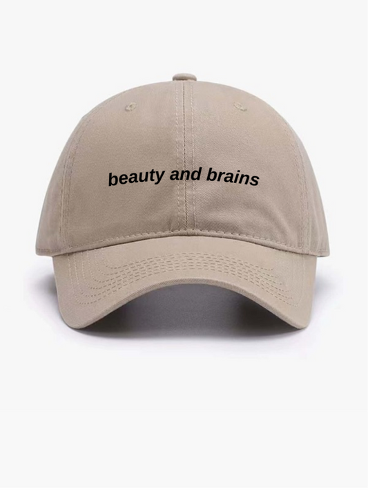 Beauty & Brains Cotton Cap