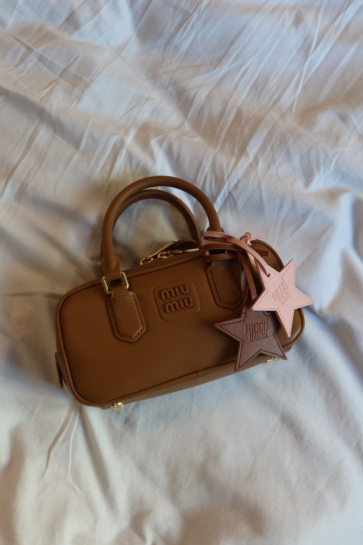 Strawberry Leather Bag Charm 🍓